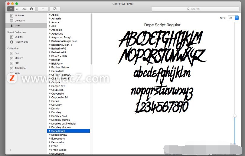 fonts字体怎么导入mac,macbook如何添加新字体