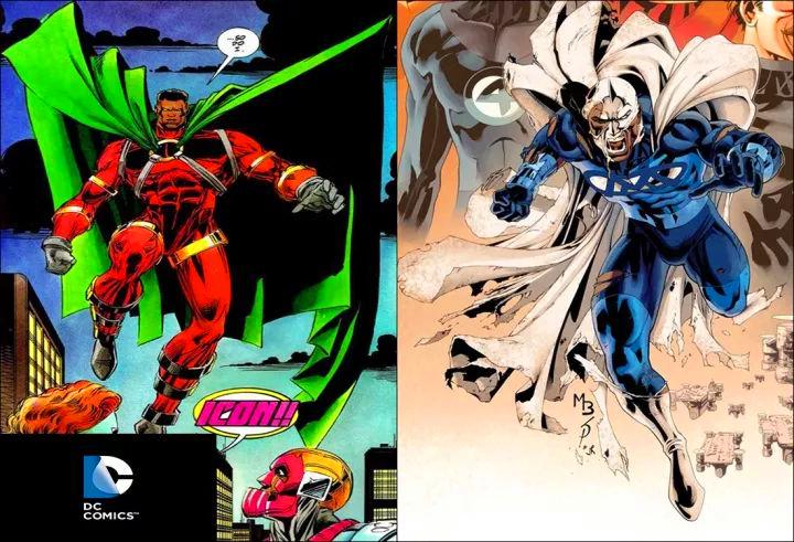 漫威dc互相抄袭角色,漫威dc相似人物的图片