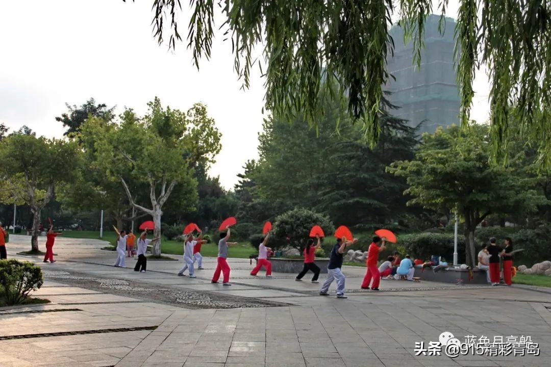 冬日李村公园,李村公园鬼步舞