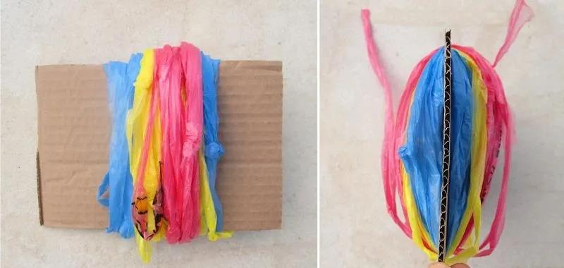 有塑料袋的手工,用塑料袋做的手工活