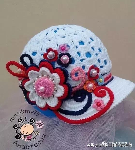 有气质的遮阳帽钩织教程,钩织遮阳帽全教程