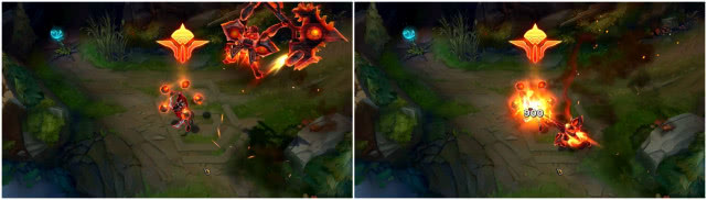 诺手狂狼连劈,诺手皮肤灌篮手感