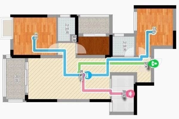 中粮鸿云小区好房推荐,南京中粮鸿云58平房型