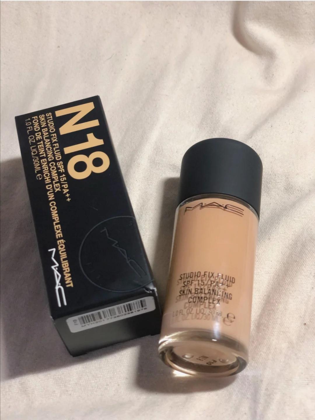 小麦色mac粉底液,橄榄皮mac粉底液色号推荐