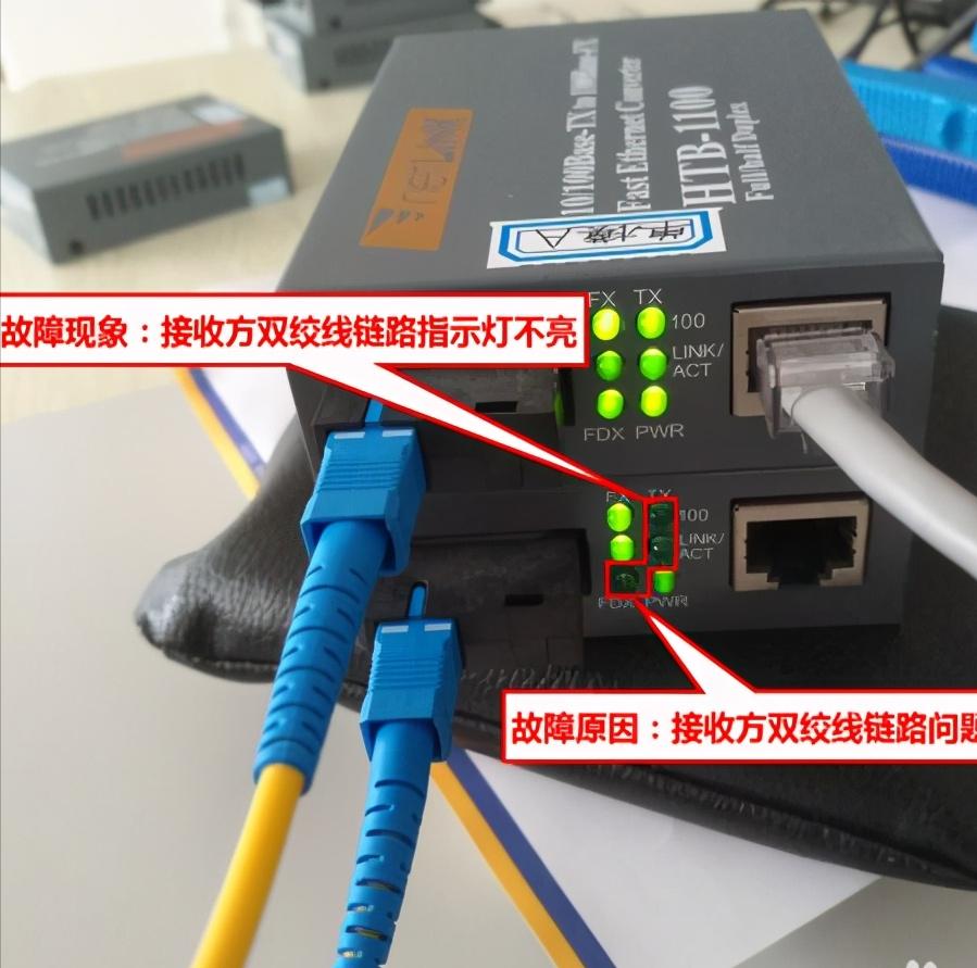 光纤收发器使用及故障解决方法,光纤收发器a端b端安装有规定吗