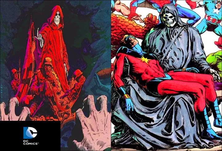 漫威dc互相抄袭角色,漫威dc相似人物的图片