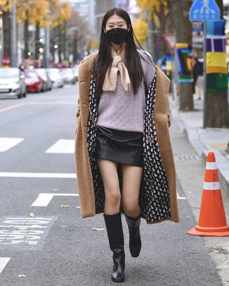 2020韩国时尚穿搭街拍视频,韩国穿搭冬季街拍