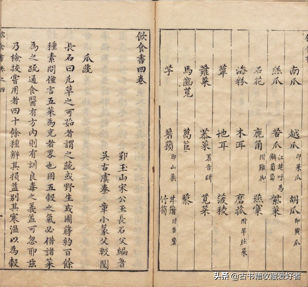 古书籍推荐:「饮食书」明代宋公玉编著食谱药膳著作