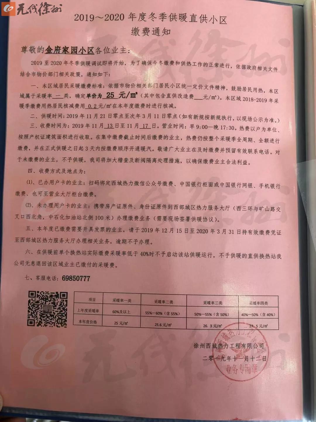 徐州供暖小区最新消息,徐州今冬供暖价格和供暖时间出炉