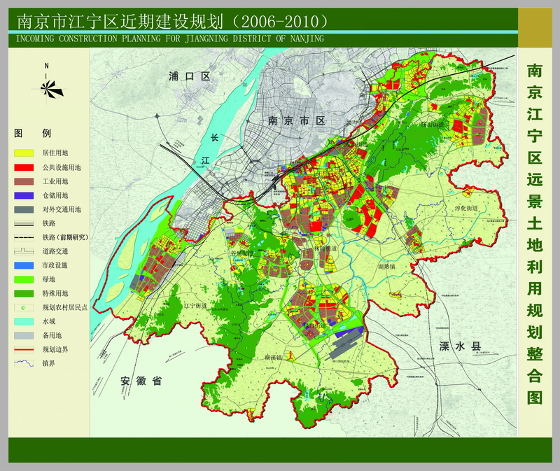 南京江宁各板块分布图,江宁未来十大重点片区