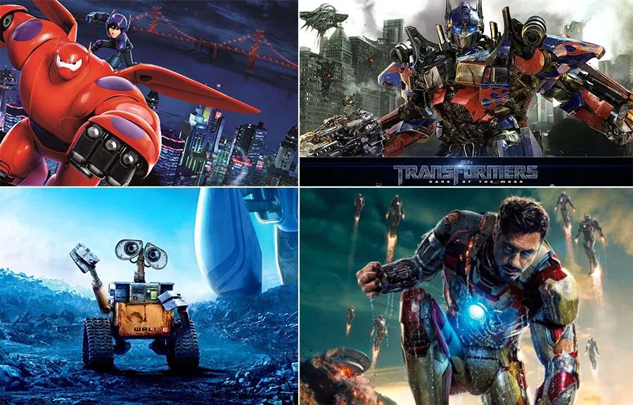 儿童画垃圾分类机器人,做家务机器人创意儿童画