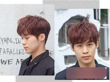 男生韩式卷发发型图片,男生韩式定型烫发图片