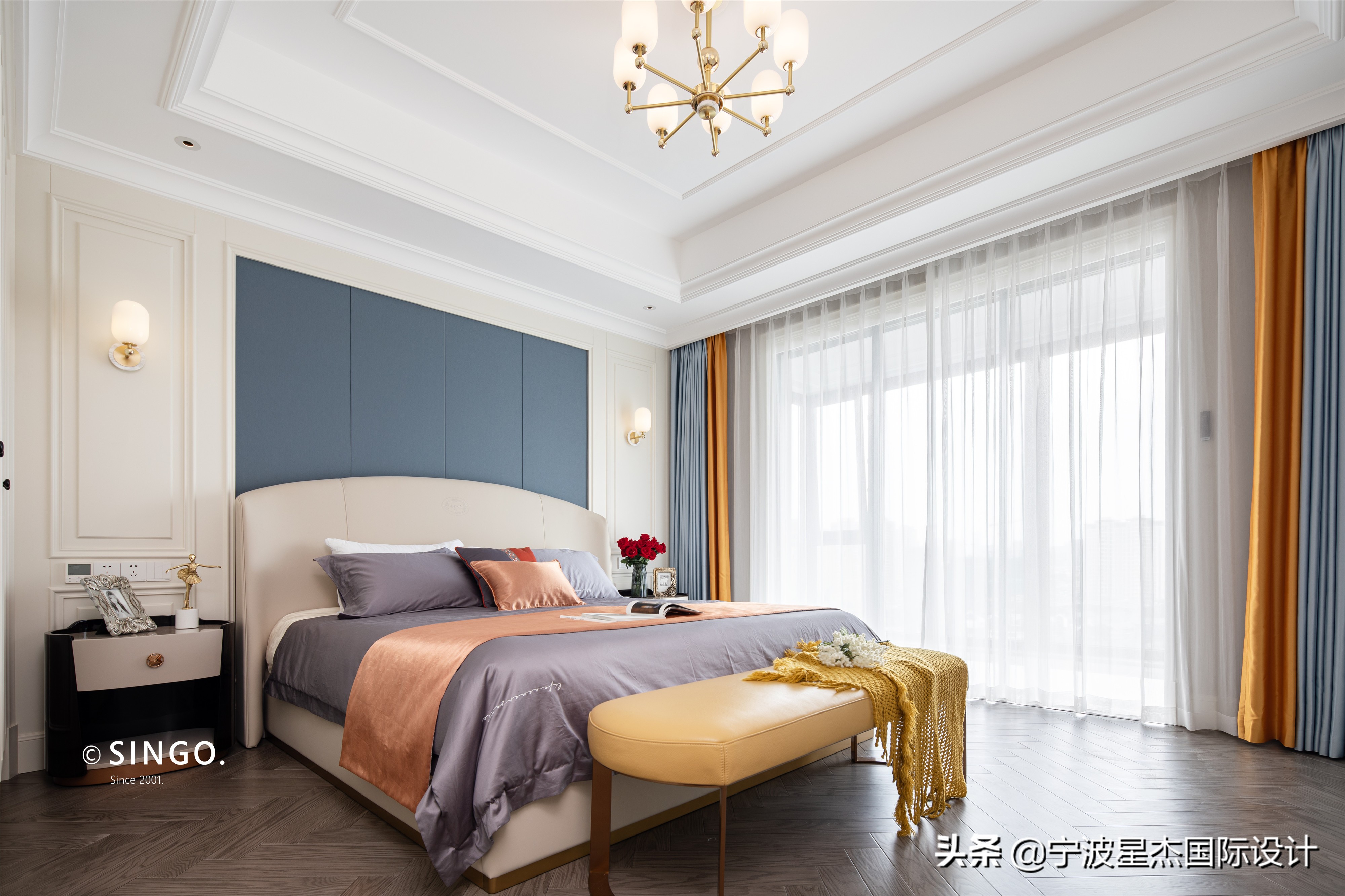 美式独墅现代风格,江湾城中式风格装修最新设计