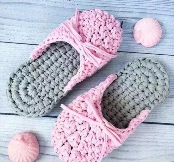 毛线拖鞋钩针方法视频教程全集,钩拖鞋能不能用4.0的钩针