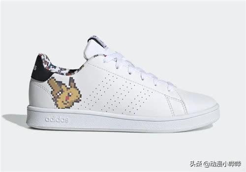 阿迪达斯联动《精灵宝可梦》推出运动鞋，这只像素风皮神有点萌