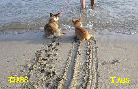 汽车紧急刹车的时候abs起啥作用,abs和esp故障灯同时亮刹车踩不到底