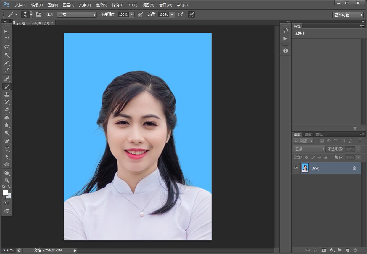 ps入门教程零基础证件照修图,ps基础教程证件照片修图