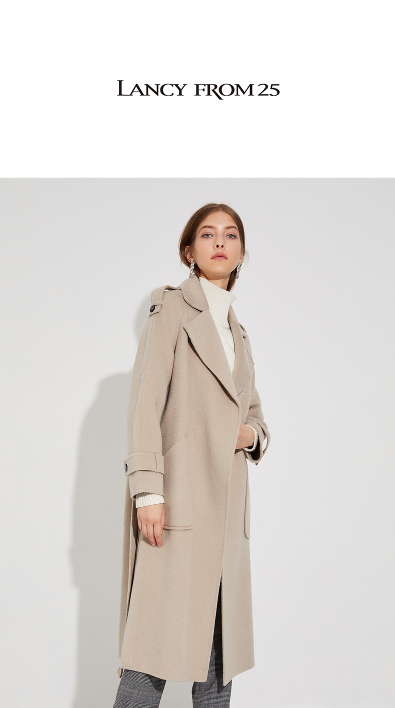 格子呢子大衣搭配女秋冬,秋冬小个子毛呢大衣搭配