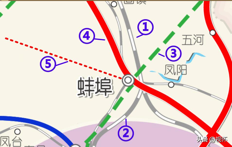 淮南和蚌埠城际铁路,淮南市未来高铁四个站