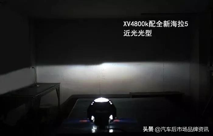 氙气灯6000k黑夜效果,氙气灯泡真实测评