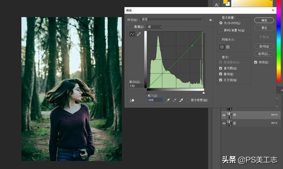 ps黄绿色人像调色教程,ps怎么调色彩浓郁的照片