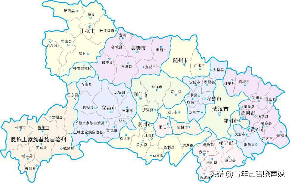 湖北省的直辖县级市有哪些,湖北省最穷的几个县级市