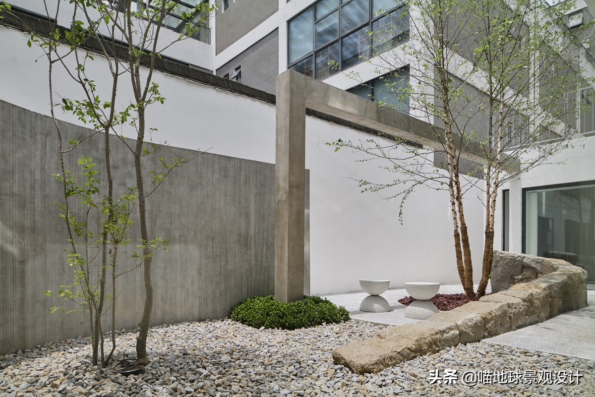 枯山水景观庭院,枯山水禅意小景观中式庭院