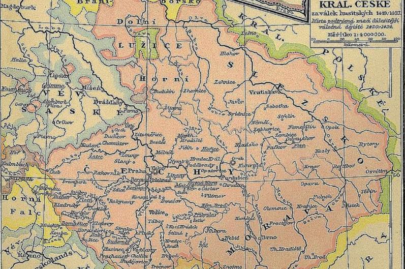 波兰和捷克交界处,捷克和波西米亚的关系