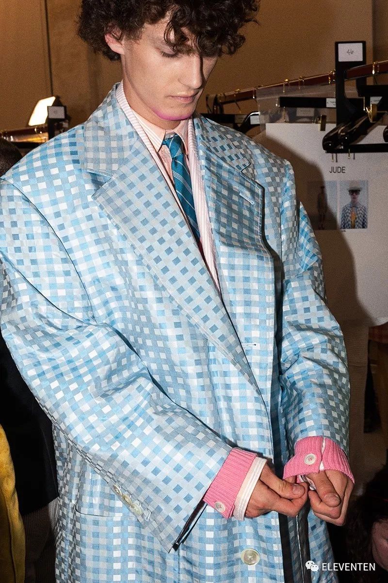 thombrowne2018男装,ThomBrowne2018春夏男装闭场造型