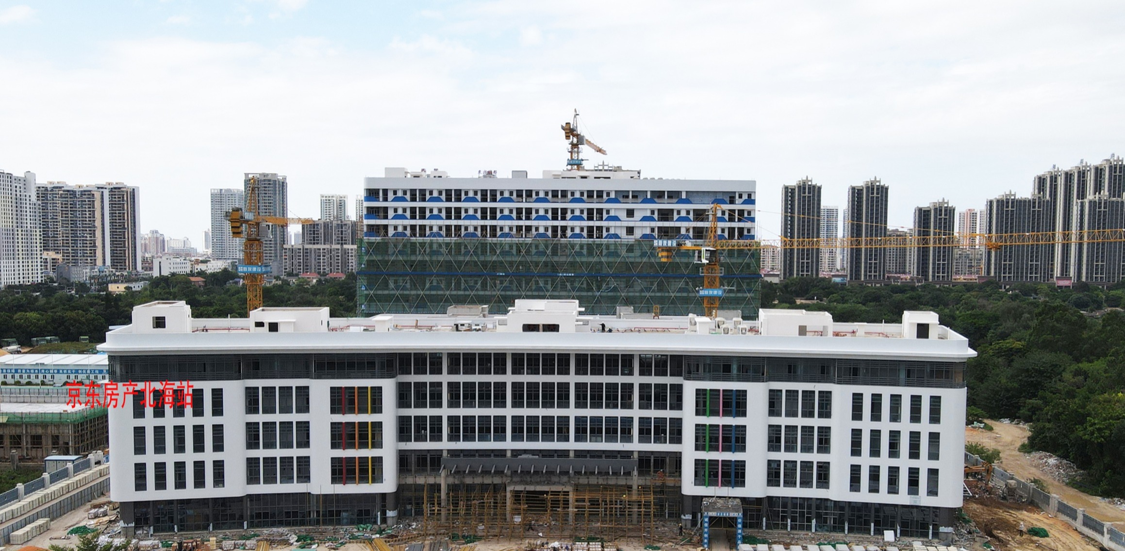 北海市中医医院新院建设进展,北海市人民医院和第二人民医院