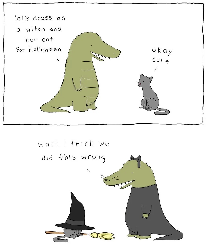 英文治愈系小漫画