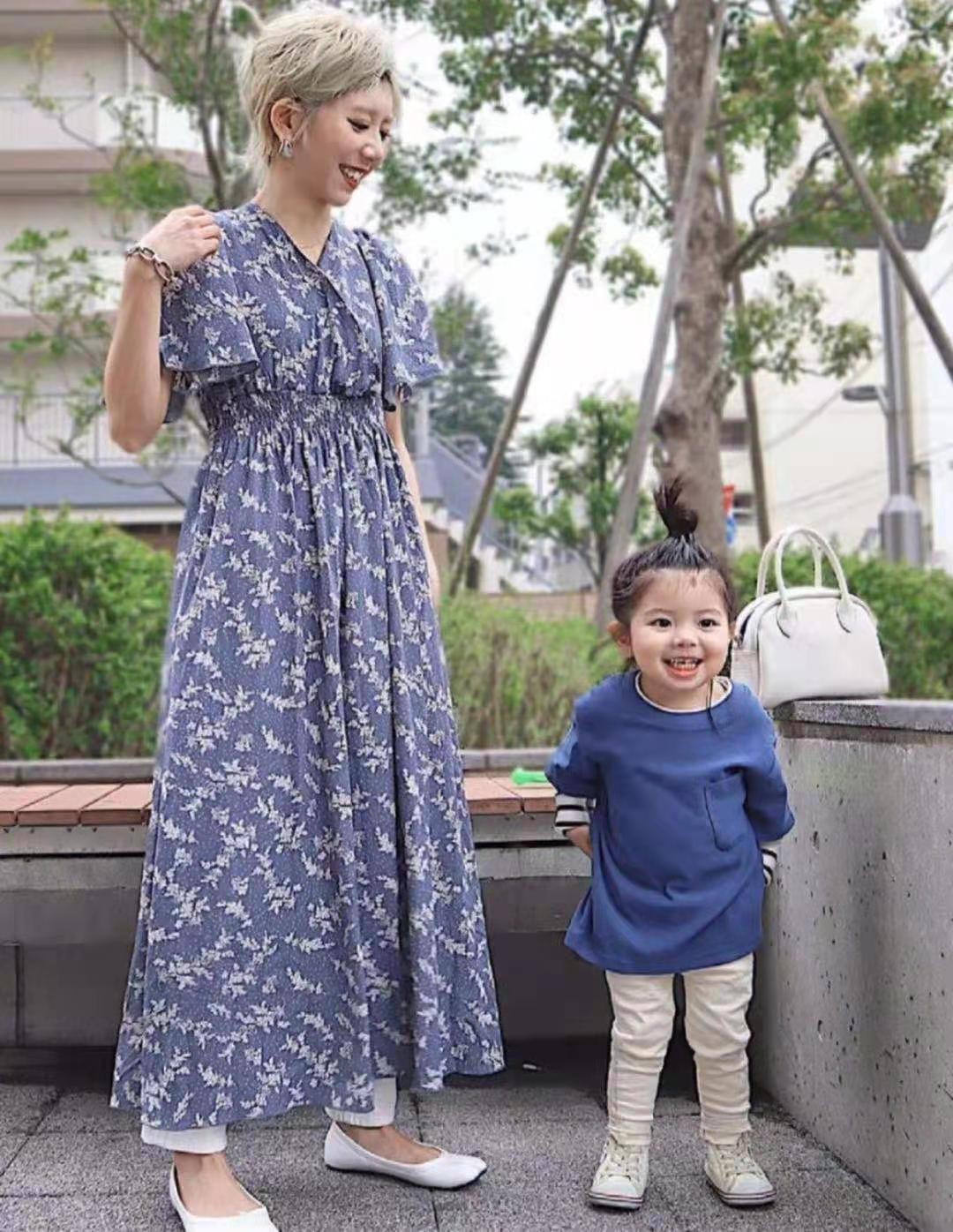 亲子装时髦母女,辣妈亲子装搭配