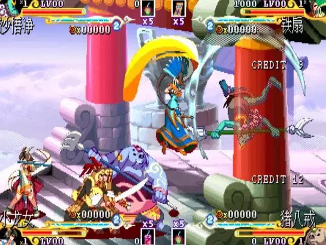 那些可以四人玩的街机游戏，不怕虎一样的敌人