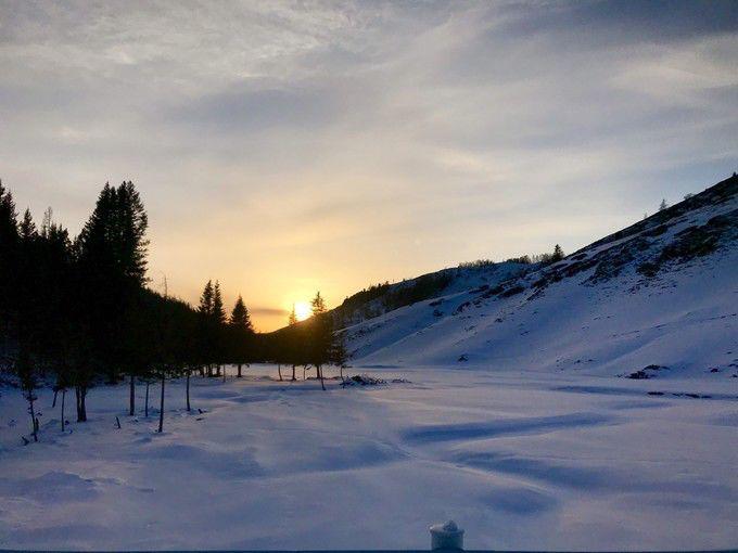 自然风光美如画新疆,自然风景雪景