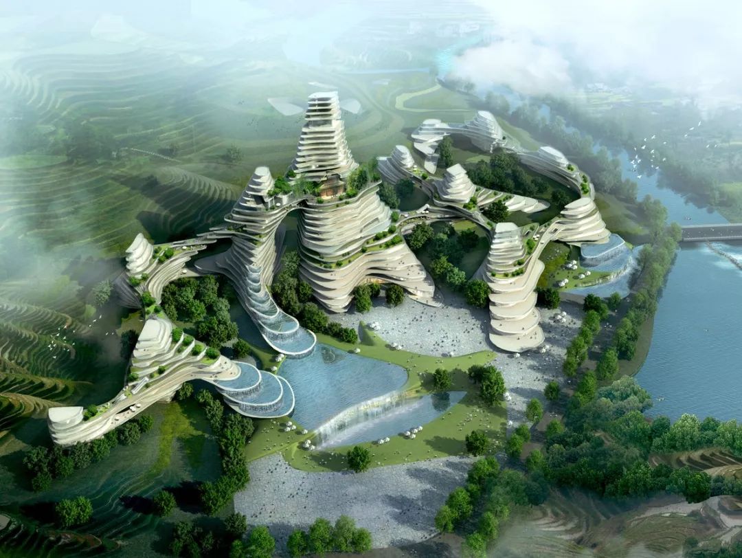 异形建筑效果图,异形建筑平面