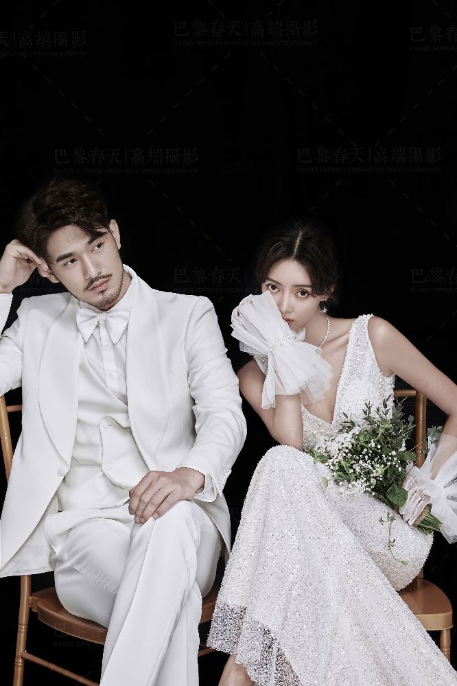 复古的婚纱照风格图片高清,高级感简约婚纱照室内