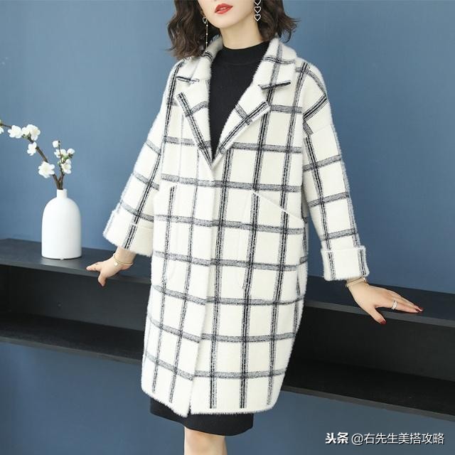 仿貂绒皮毛一体妈妈皮草,皮草仿貂绒穿搭