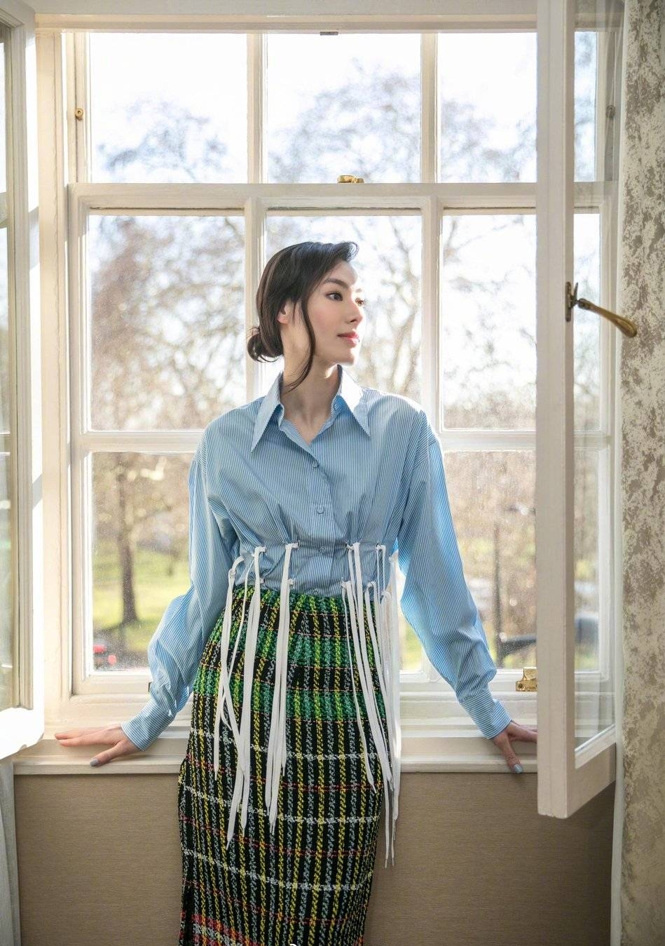 梁洛施最新时装秀,梁洛施时装周照片