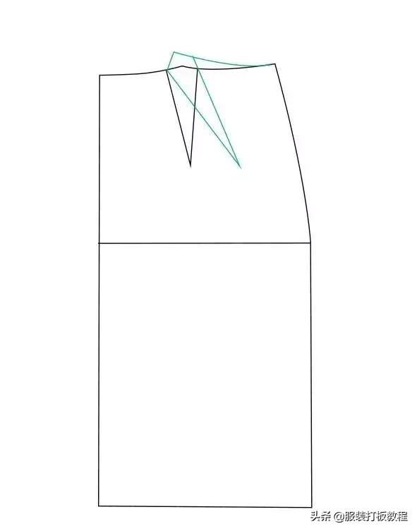 连衣裙制版纸样图纸,原型裙cad制版