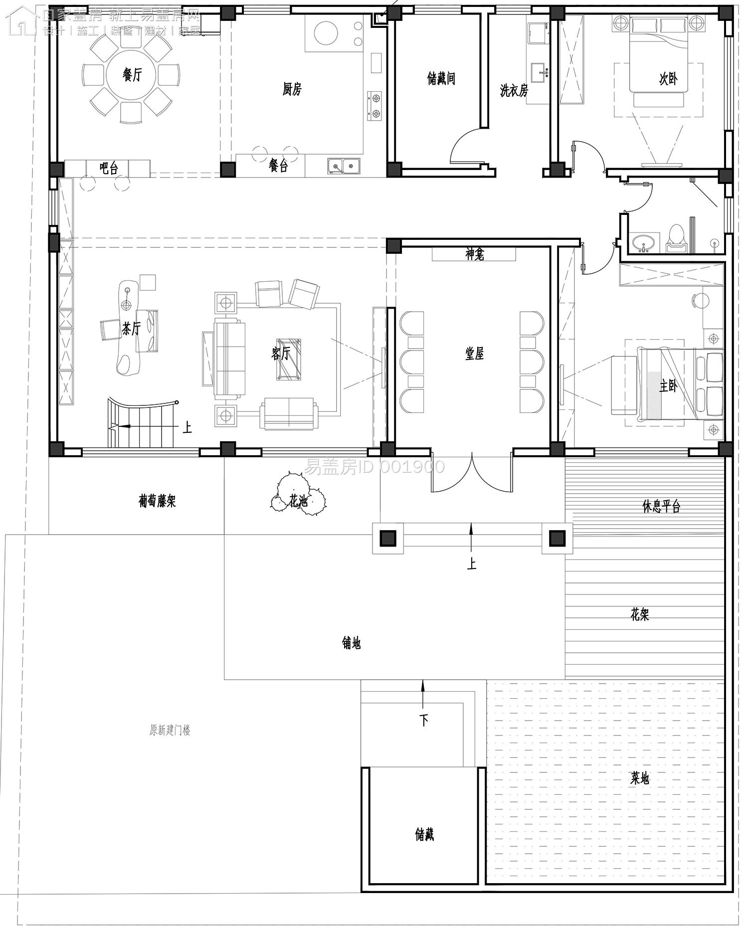 河北邯郸农村双拼二层别墅,邯郸农村二层半别墅设计图