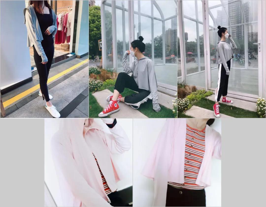 夏天防晒帽子遮脸防晒衣,防晒衣遮脸防紫外线流行款