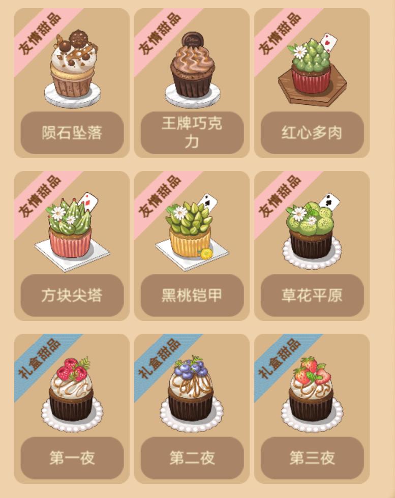 喵之茶物语蛋糕店配方,喵之茶物语图鉴配方