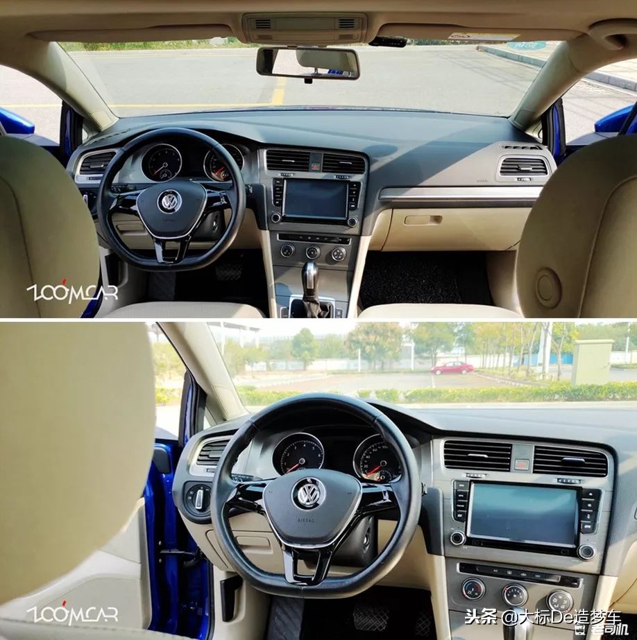 大众高尔夫7.5代1.4t落地价,高尔夫7代高级蓝