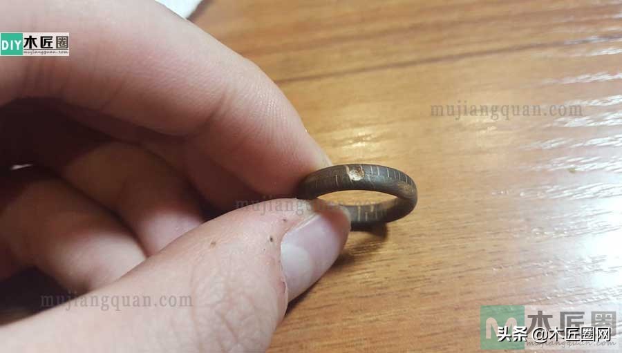 木戒指制作教程,diy手工木制品木工