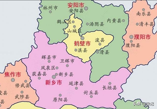 鹤壁一座不知名的城市,鹤壁市是被河流包围的城市吗