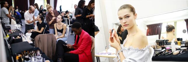 巴黎时装周欧莱雅becak造型,欧莱雅巴黎时装周大秀肯豆