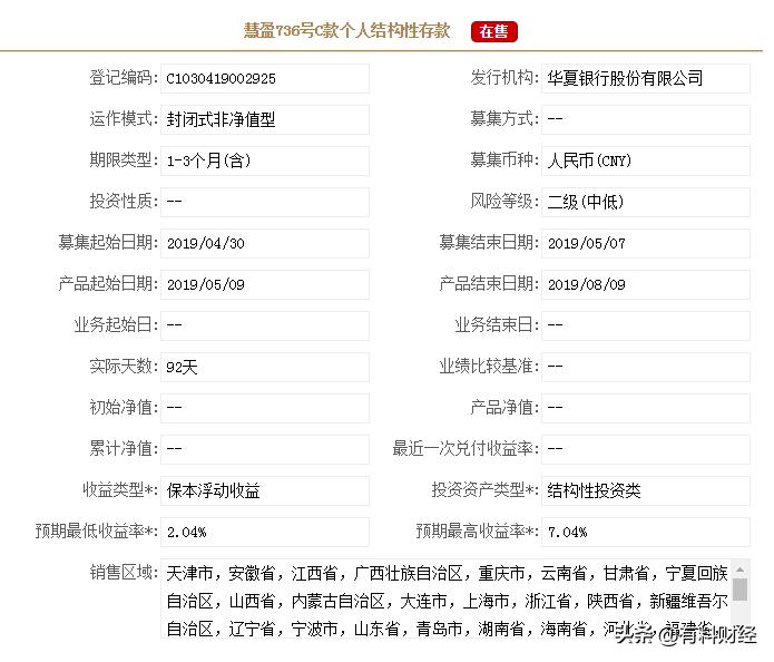 在售高收益银行理财产品排行榜,目前银行保本理财最好的产品