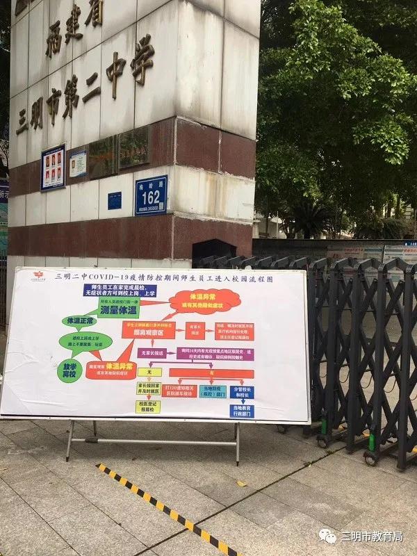 高三开学，三明各高中学校已经准备好，等你归来！