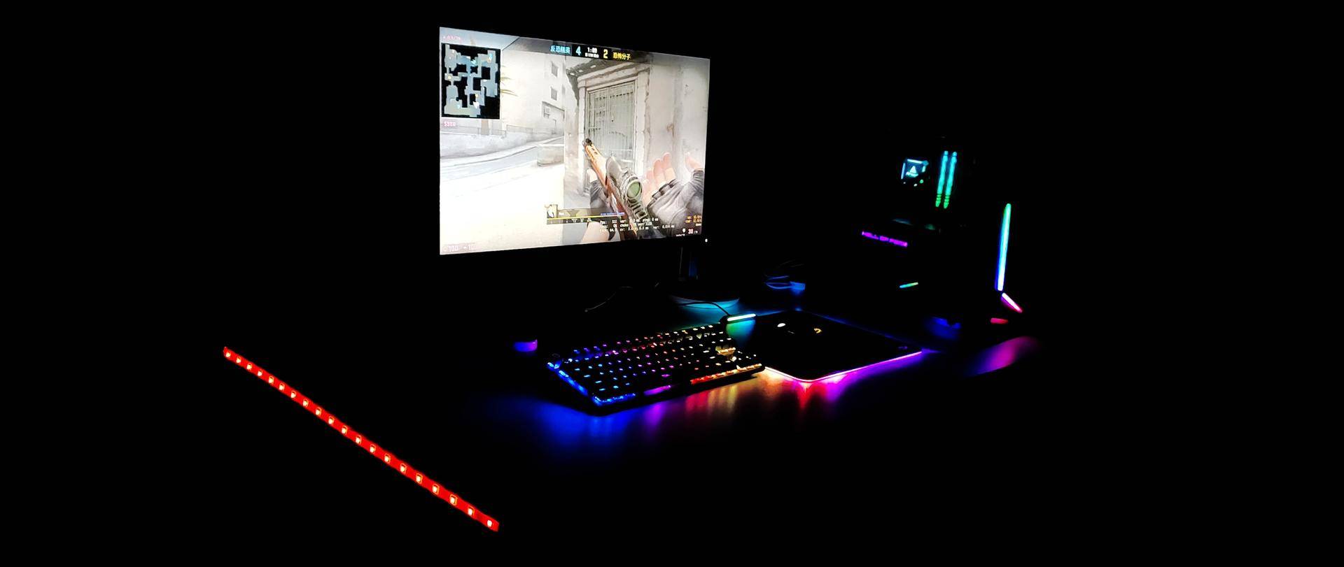 无线灯带控制亮度,彩色灯带控制