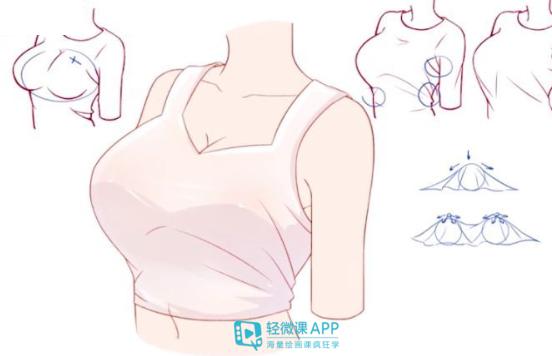 插画褶皱教程,手把手画衣服褶皱画法技巧